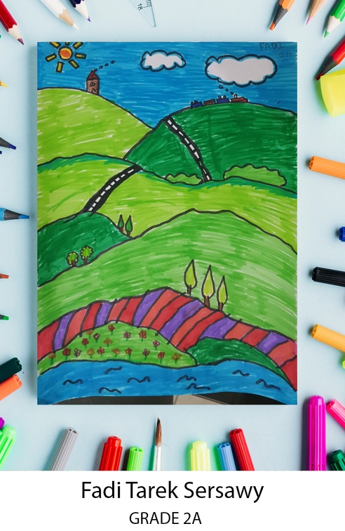 How to draw easy village scenery with oil pastel step by step | Drawing for  beginners - YouTube